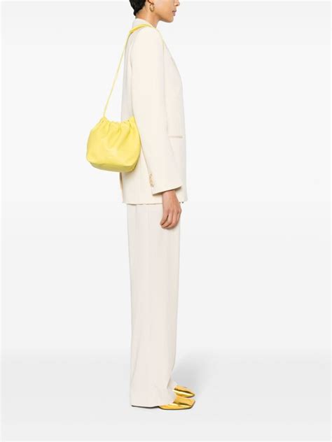 Jil Sander Dumpling Leather Shoulder Bag Farfetch