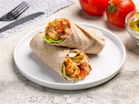 Crispy chicken wrap - Diet Cafe