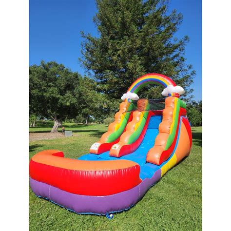 Rainbow Waterslide Phatty Mattys Rentals