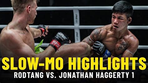 Rodtang Jitmuangnon vs. Jonathan Haggerty - Slow-Mo Fight Highlights ...