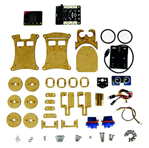 Leobotics Robot Ducatif Construction Bois Kitro V