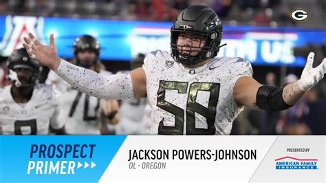 Prospect Primer: Jackson Powers-Johnson, OL, Oregon - YouTube