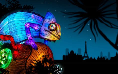 Jungle En Voie D Illumination Un Parcours Lumineux In Dit Paris