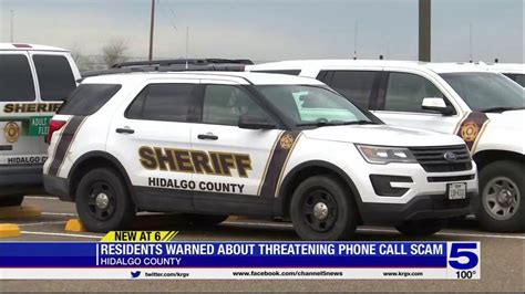 Hidalgo County Sheriffs Office Warns Residents On Scam Phone Call