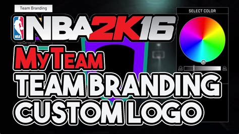 Nba K Myteam Team Branding Custom Logo Youtube