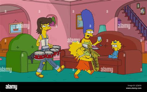 The Simpsons From Left Shauna Chalmers Voice Tress Macneille Lisa Simpson Voice Yeardley