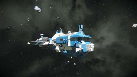 Space Engineers Weaponised Blue Ambassador Explorer V Blueprint