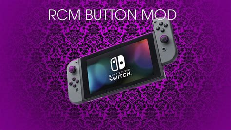 Modding A Physical RCM Button Into My Switch Tutorial Homebrew