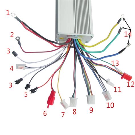 Controlador Sem Escova 48v 60v 64v 1500w Control Grandado