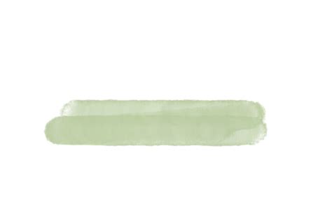 Watercolor Green Brush Stroke 18796066 PNG