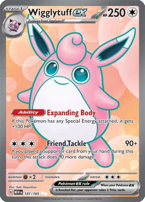 Wigglytuff Ex Sv Scarlet Violet Pokemon