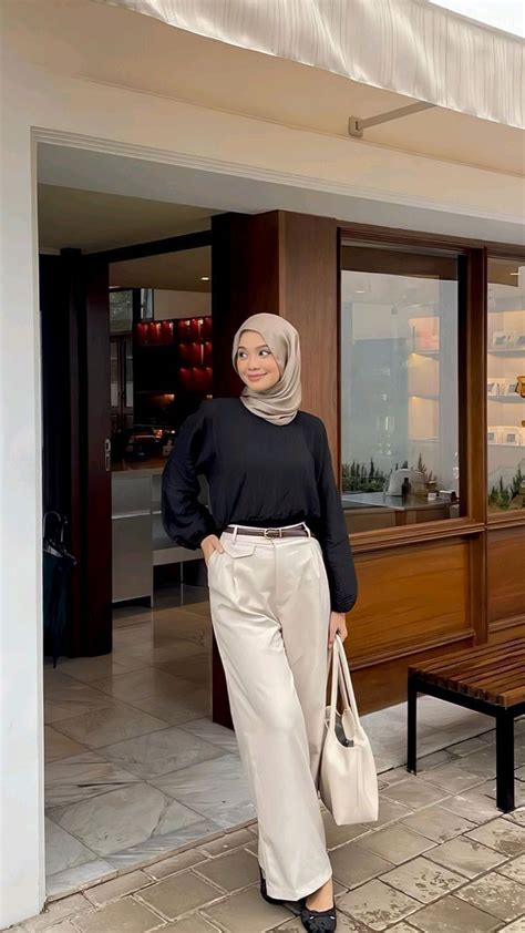 Outfit Hijab Bisa Gunakan Celana Kulot Di Berbagai Aktivitas Di