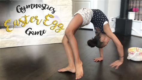 Gymnastics Easter Egg Game Yazmin Sgg Youtube