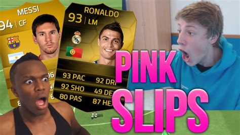 PINKSLIPS Vs KSI MESSI INFORM RONALDO Fifa 14 Ultimate Team YouTube