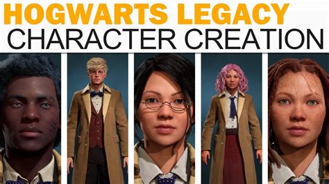 Hogwarts Legacy Character Creation Male Female Full Customization