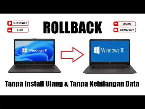 Cara Mengembalikan Windows 11 Ke Windows 10 Tanpa Install Ulang Dan