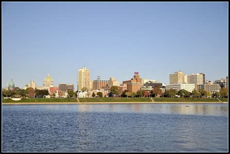 Harrisburg Downtown View Large On Black Khush Flickr