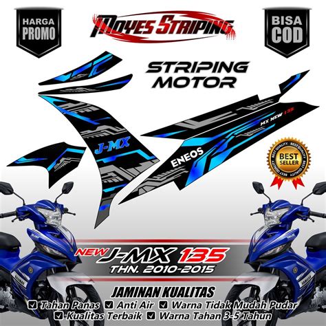 Jual Decal Jupiter Mx New Stiker Jupiter Mx Striping