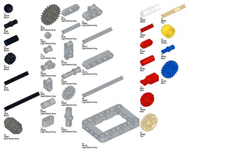 Pro Instructions - LEGO 5 Speed + Reverse Manual Gearbox – Green Gecko ...