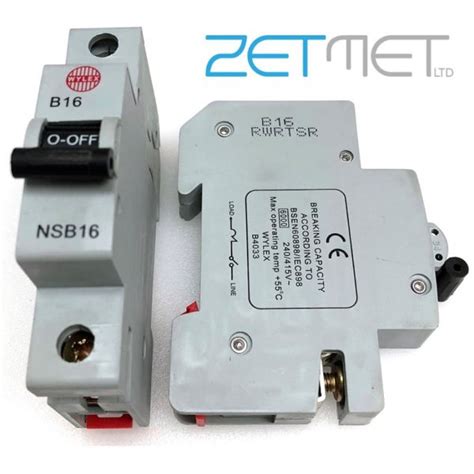 Wylex Nsb Single Pole Type B Ka V Miniature Circuit