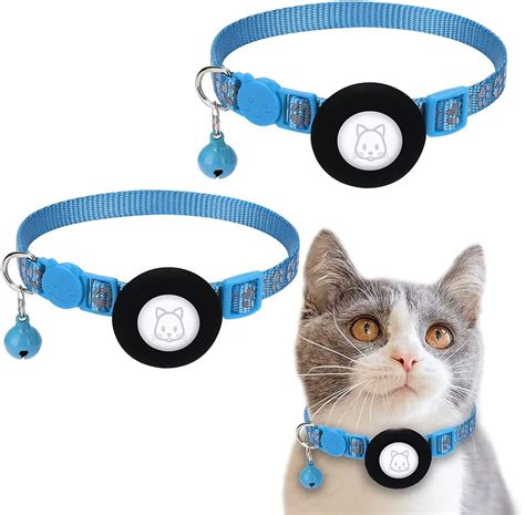 Amazon Fnjuucw Cat Collar With Airtag Holder Pack Of Reflective