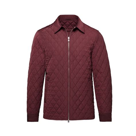 Plum Tech Quilted Shirt Jacket Jhilburn