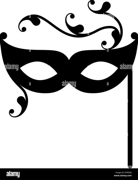 Carnival Mask Icon Vector Illustration Stock Vector Image & Art - Alamy