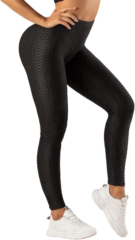 Netolo Tik Tok Leggings Damen High Waist Push Up Leggings Boom Booty