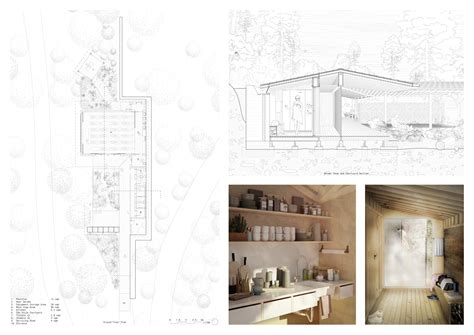 Architecture project // Rammed Earth Serenity and Cork Integration in a