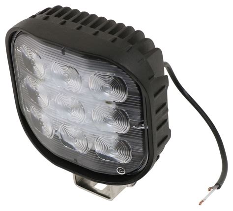 Opti Brite LED Work Light Flood Beam 1 512 Lumens Black Aluminum