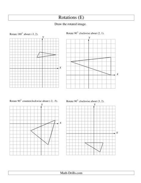 Rotation Of Vertices Around Any Point E