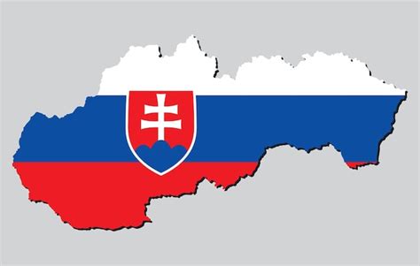 Premium Vector Slovakia Vector Map High Detailed