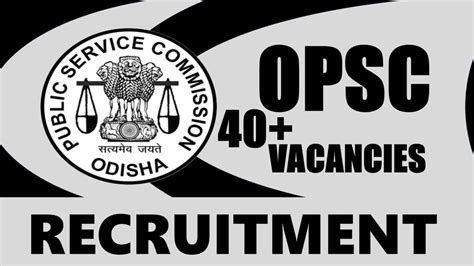 Odisha Public Service Commission Recruitment 2024 Check Post Salary