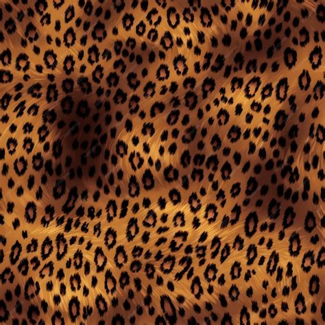 Premium Photo Cheetah Fur Texture Seamless Pattern Design