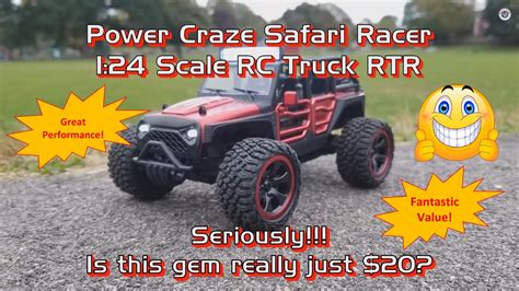 Power Craze Safari Racer 1 24 Scale 2 4GHz Fully Proportional RC Truck