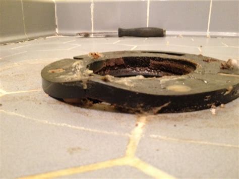 Broken Toilet Flange Repair • NC Master Plumber, LLC