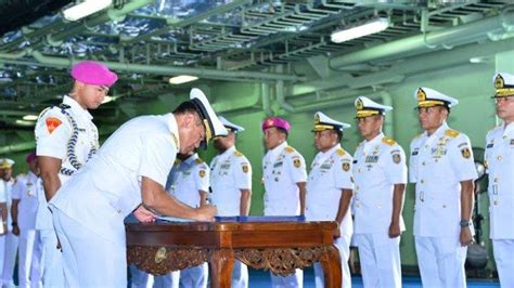 Pimpin Sertijab Pejabat Baru Laksamana Muhammad Ali Organisasi Di TNI