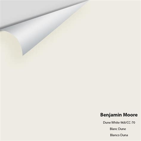 Benjamin Moore - Dune White 968 / CC-70 Colour Sample – Centerpoint ...