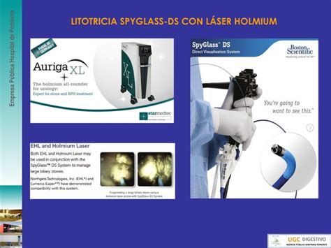 Litotricia Laser Holmium Spyglass Ds Ppt