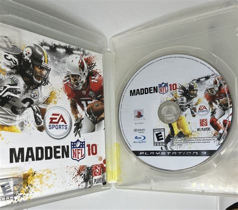 Madden NFL 10 PlayStation 3 2009 PS3 Tested Working Manual Disk