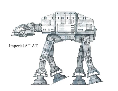 Star Wars AT-AT Imperial Walker Pen and by SideViewStudio on Etsy