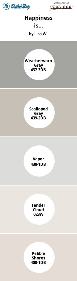 Menards Dutch Boy Paint Color Chart