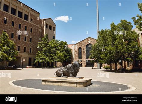 Boulder, Colorado - July 11th, 2019: Exterior of Folsom Stadium, home ...