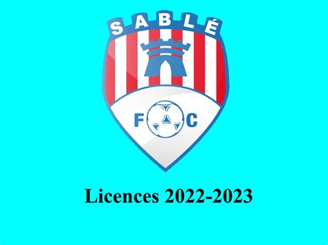 Actualité Licences 2022 2023 Club Football Sablé Fc Footeo