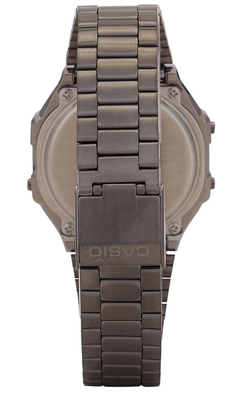 Casio Vintage A168 Series Watch In Metallic Silver Modesens