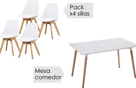 Mesa Comedor Con Sillas 4 El Conjunto Perfecto Para Tu Hogar Desplazarse