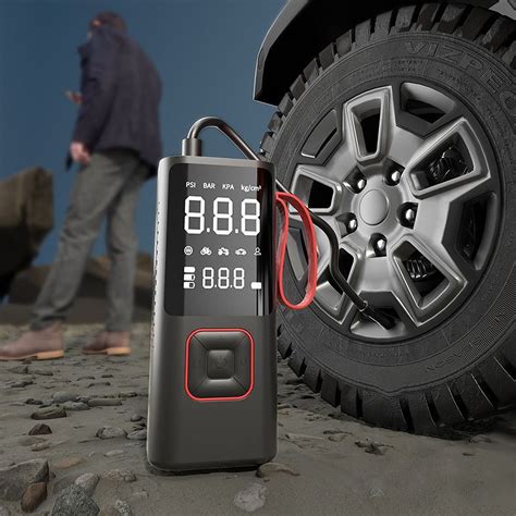 Psi Tire Air Pump Inflator Portable A Ir Compressor Inflations Pump