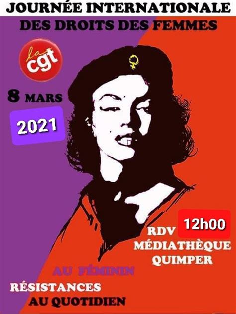 Quimper Droits Des Femmes La CGT Organise Un Rassemblement Le 8