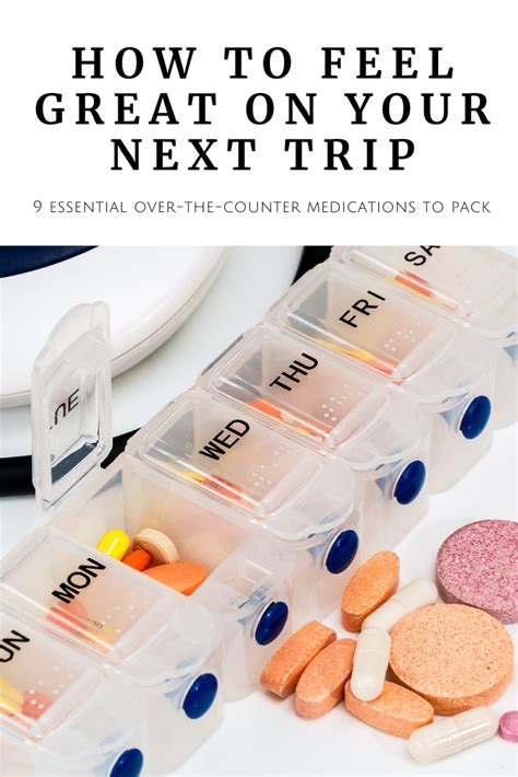 Travel Prep Checklist 9 Essential Medications To Pack In Your Travel Medical Kit