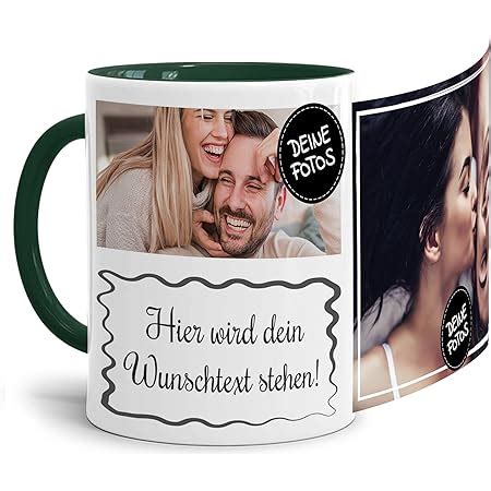 Tasse Mit Pers Nlichem Foto Und Text Zum Selbst Gestalten Fototasse